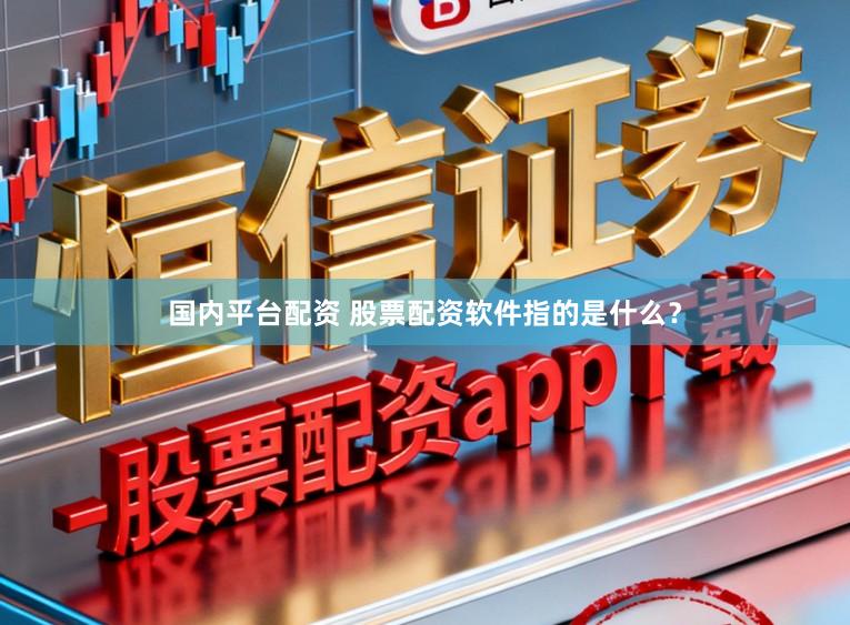 国内平台配资 股票配资软件指的是什么?