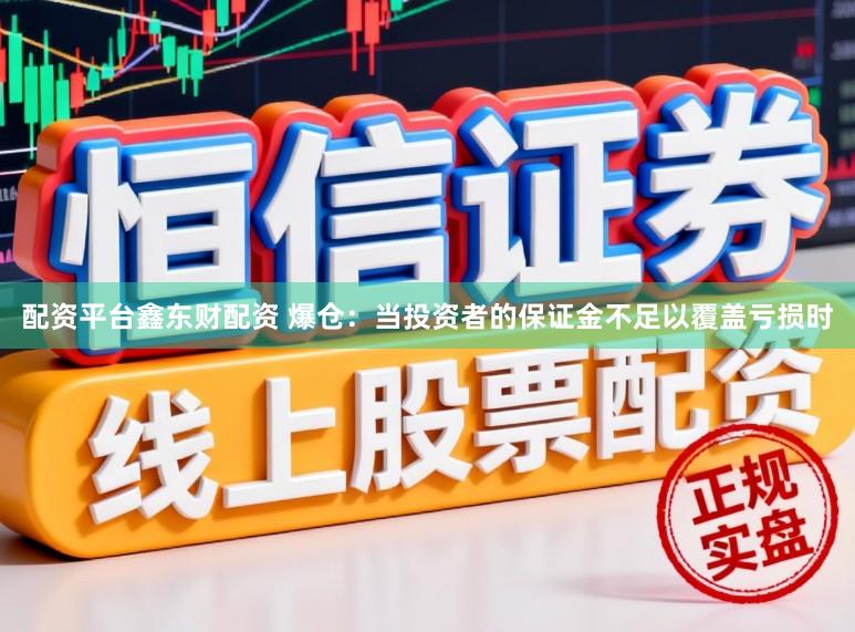 配资平台鑫东财配资 爆仓:当投资者的保证金不足以覆盖亏损时